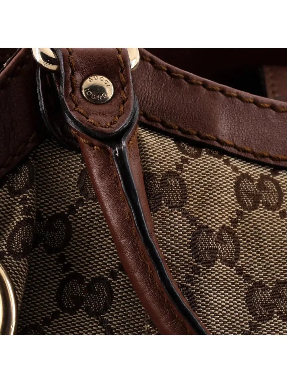 Gucci Sukey Tote Gg Canvas With Leather #340229G98B